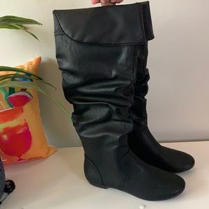 Black boots
